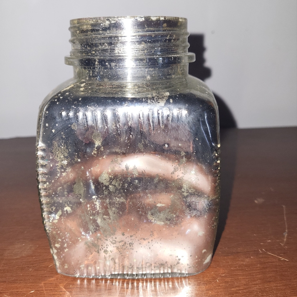 Pottery Barn Mecury Glass Jar